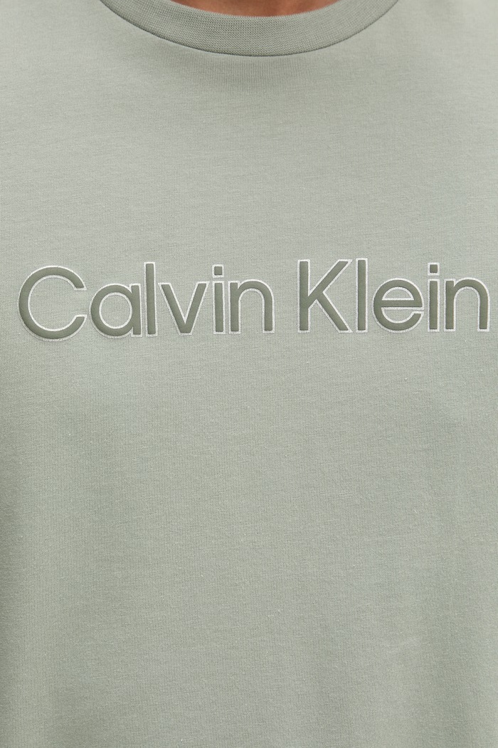 Calvin Klein tričko pánske bavlnené zelená LV04LF809G