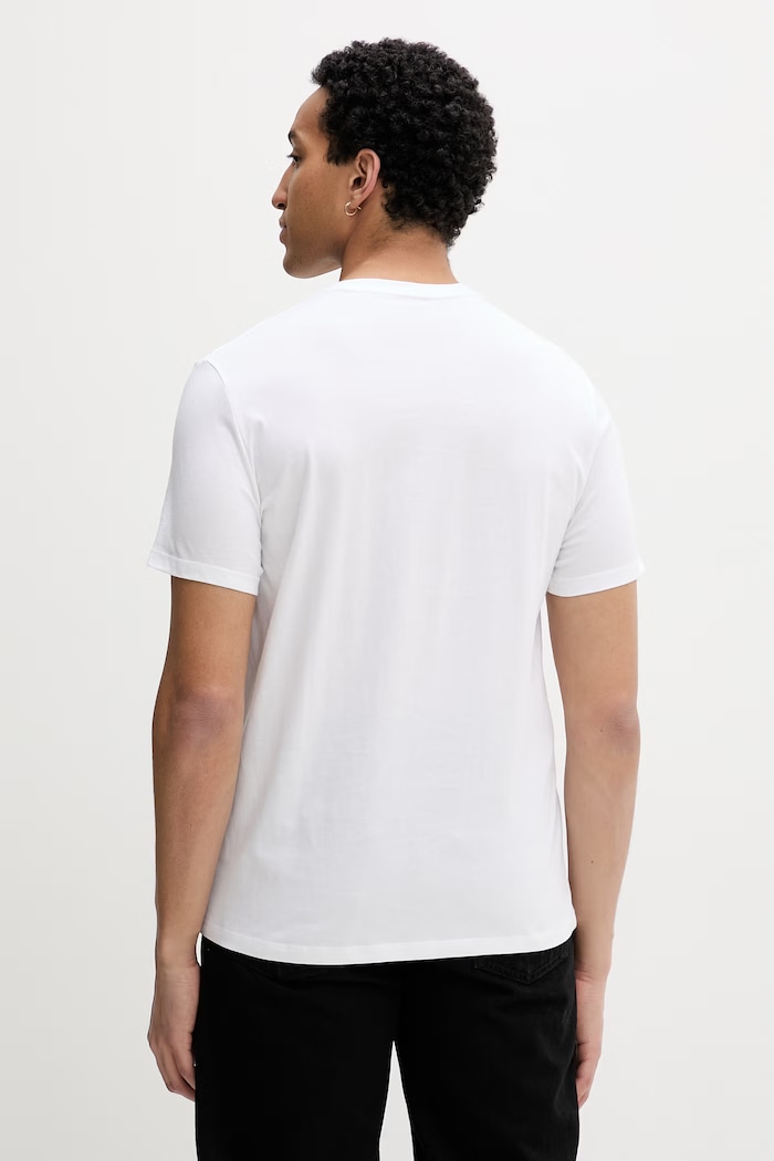 Oblečenie Calvin Klein tričko pánske bavlnené LV04RF853G biela