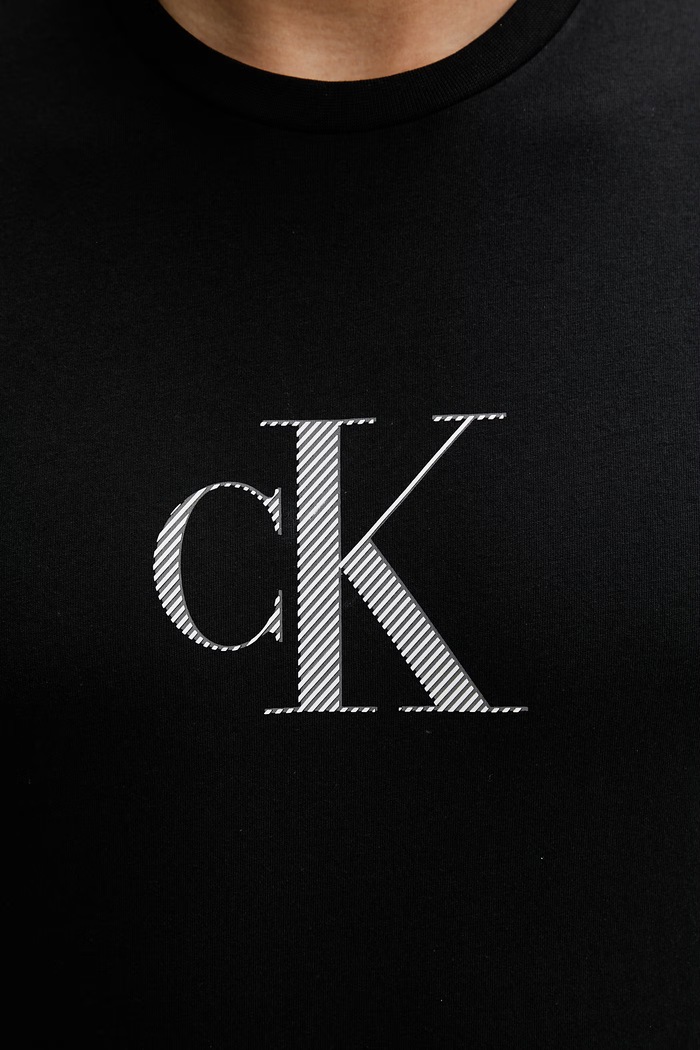 Calvin Klein tričko pánske bavlnené LV04RF853G čierna