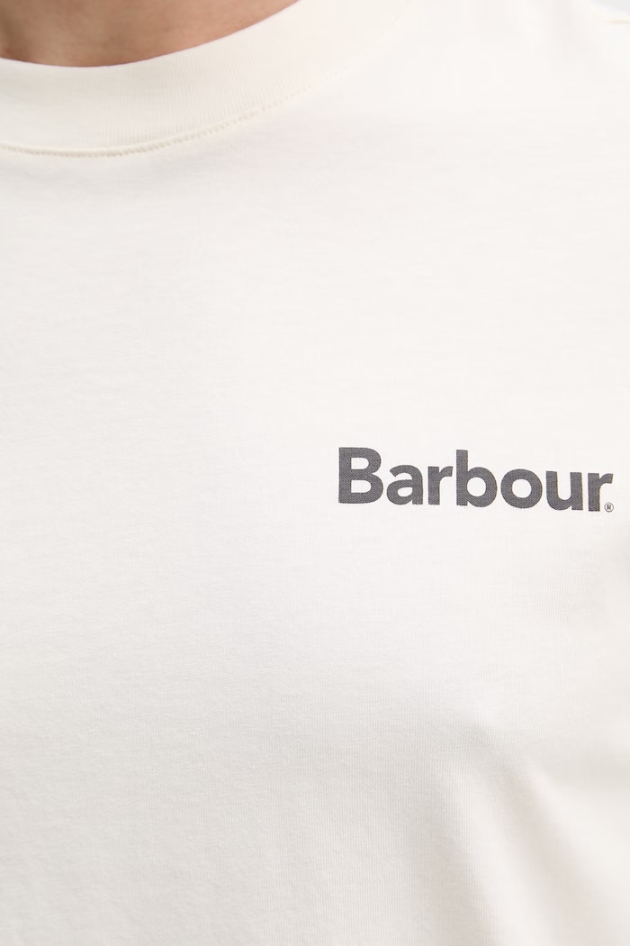 Barbour t-shirt in cotone MTS1566 beige