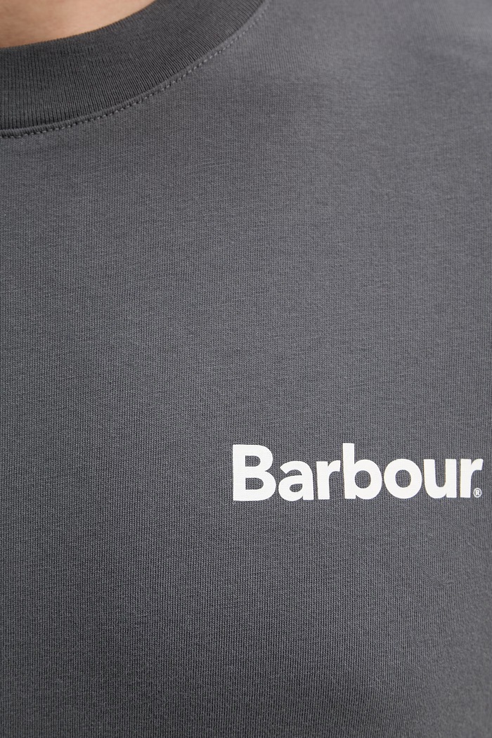 Barbour t-shirt in cotone grigio MTS1566