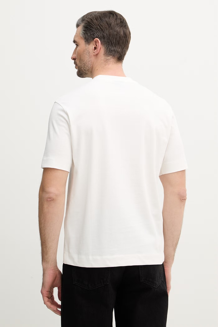 Odzież Emporio Armani t-shirt bawełniany EM005359.AF13715 beżowy