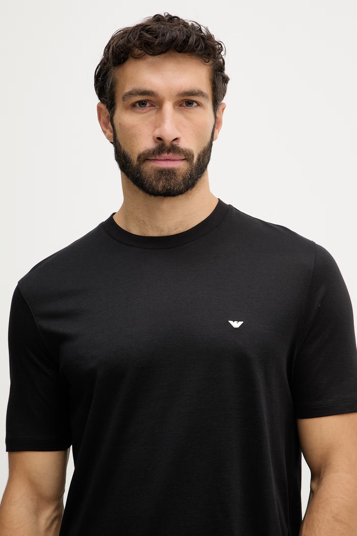 Emporio Armani tricou negru EM004592.AF13747