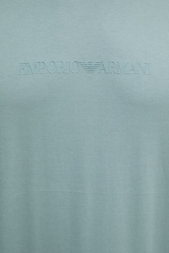 Emporio Armani t-shirt bawełniany EM004583.AF13669 zielony