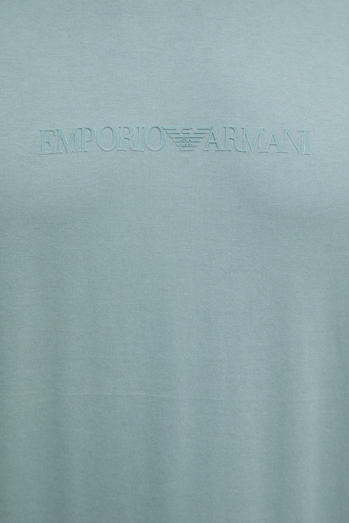Emporio Armani t-shirt bawełniany EM004583.AF13669 zielony