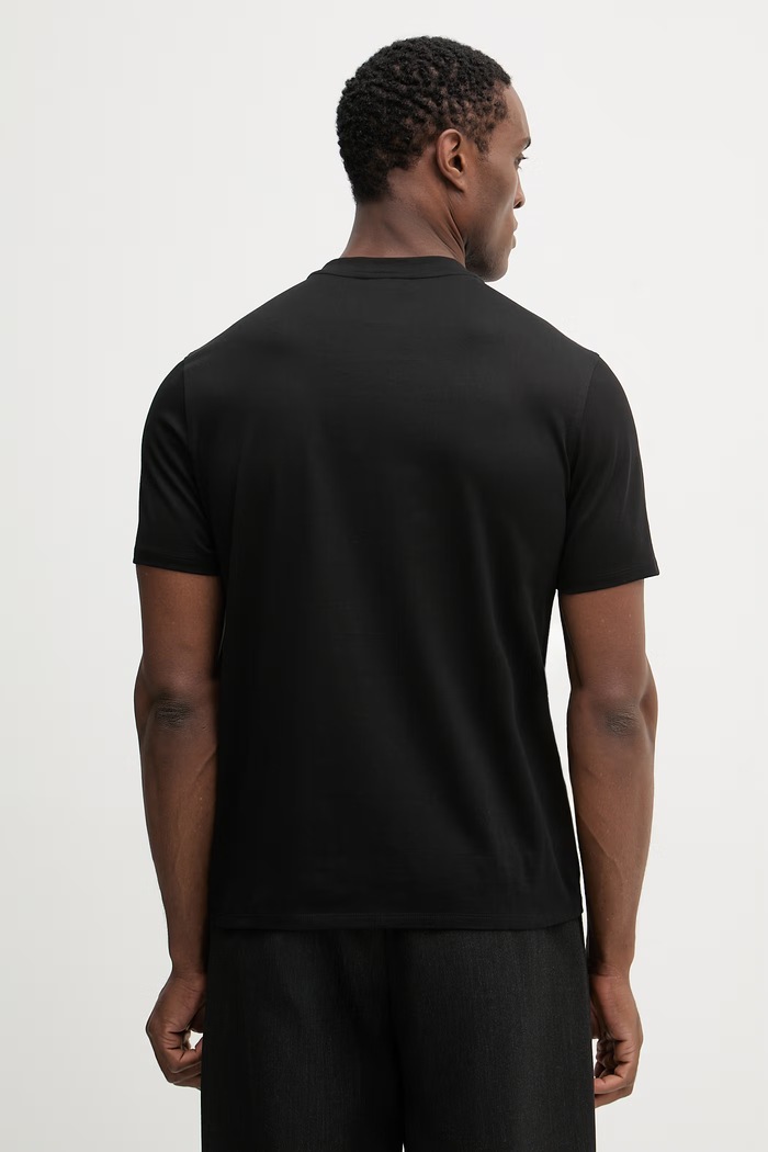Odzież Emporio Armani t-shirt bawełniany EM004583.AF13669 czarny