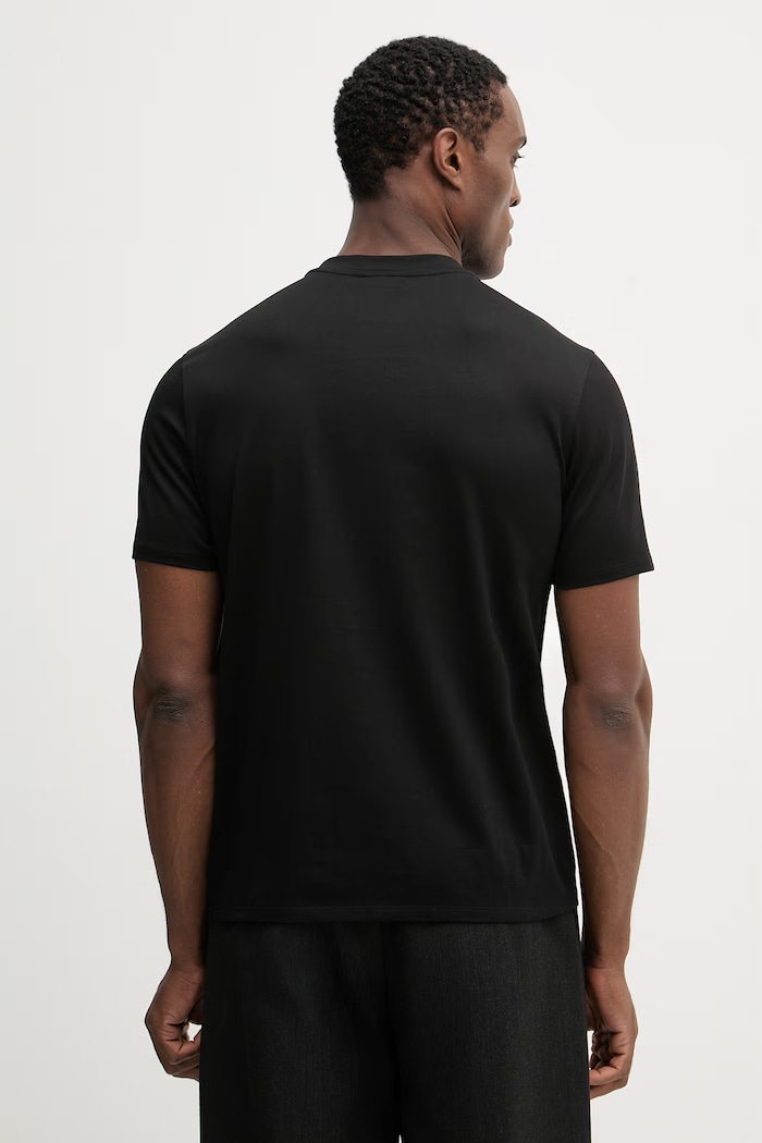 Odzież Emporio Armani t-shirt bawełniany EM004583.AF13669 czarny
