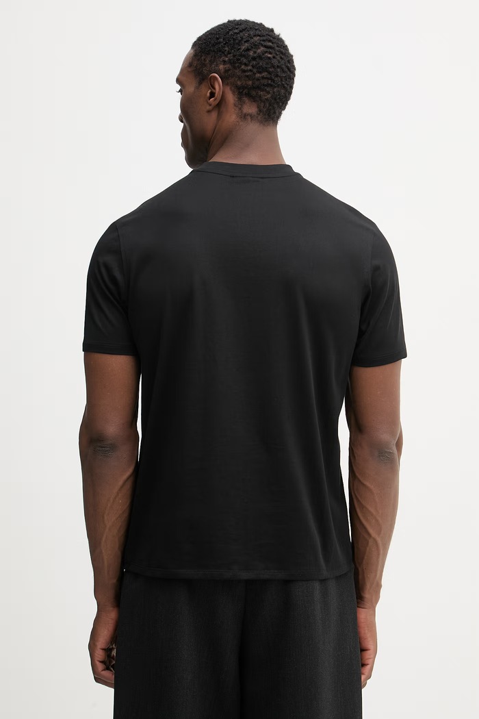 Odzież Emporio Armani t-shirt bawełniany EM004583.AF13669 czarny
