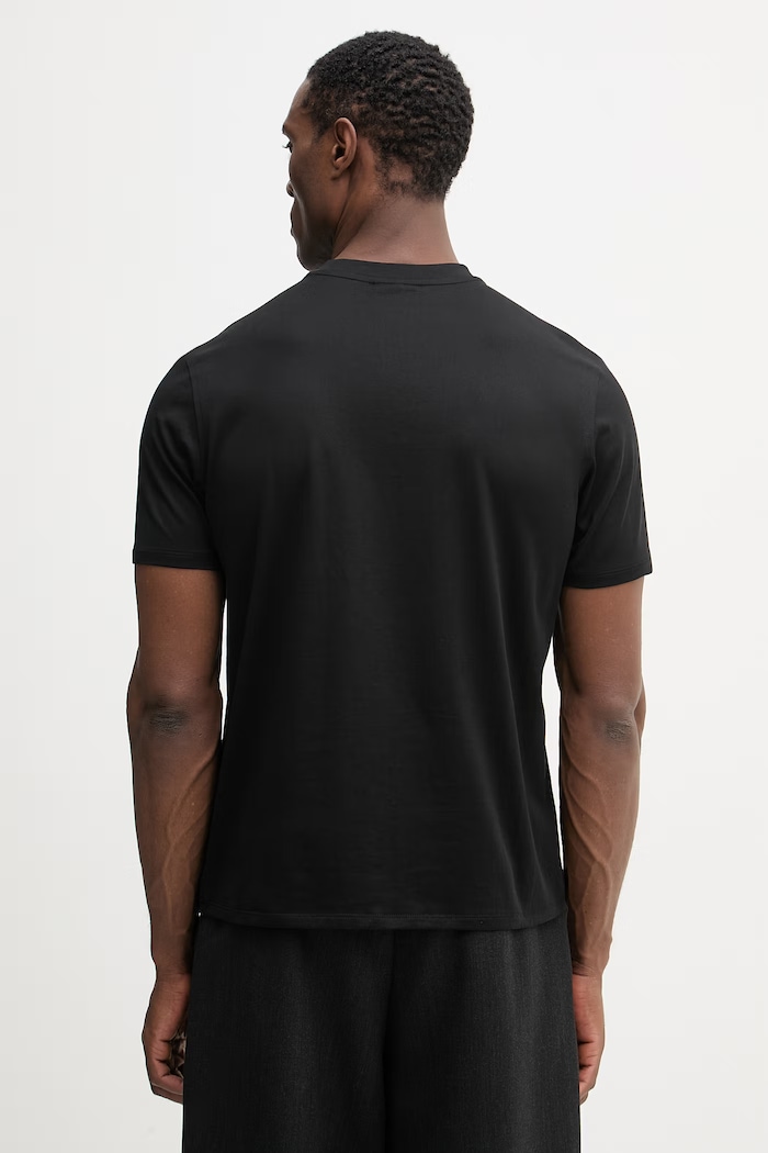 Odzież Emporio Armani t-shirt bawełniany EM004583.AF13669 czarny