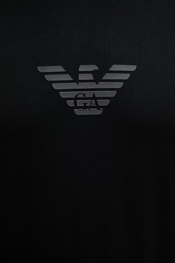 Emporio Armani t-shirt bawełniany EM004583.AF13669 czarny