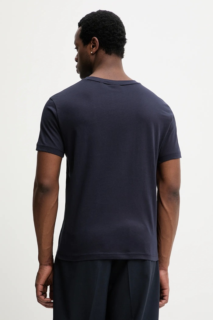 Îmbrăcăminte Gant tricou din bumbac 2003391 bleumarin