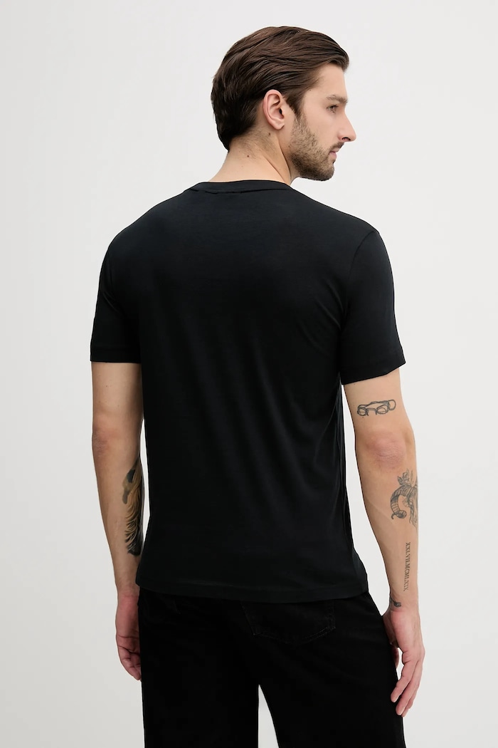 Îmbrăcăminte Gant tricou din bumbac 2003391 negru