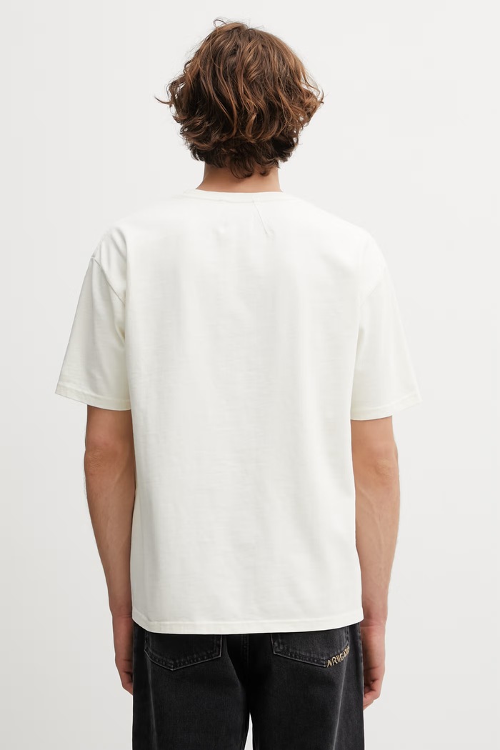 Ρούχα Βαμβακερό μπλουζάκι RHUDE I Need A Getaway RHPS26TT09012 μπεζ