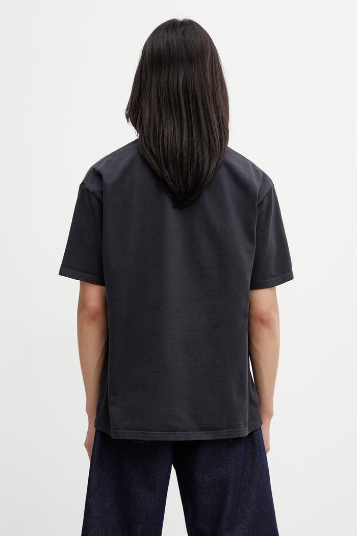 Одежда RHUDE Banner Tee футболка из хлопка для мужчин RHSS26TT08012 чёрный