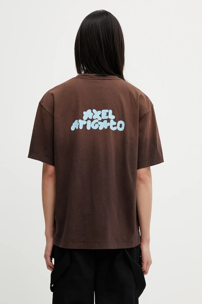 Axel Arigato t-shirt Bubble Reverse T-Shirt pozostałe brązowy A3861001