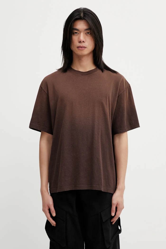 Odzież Axel Arigato t-shirt Bubble Reverse T-Shirt A3861001 brązowy