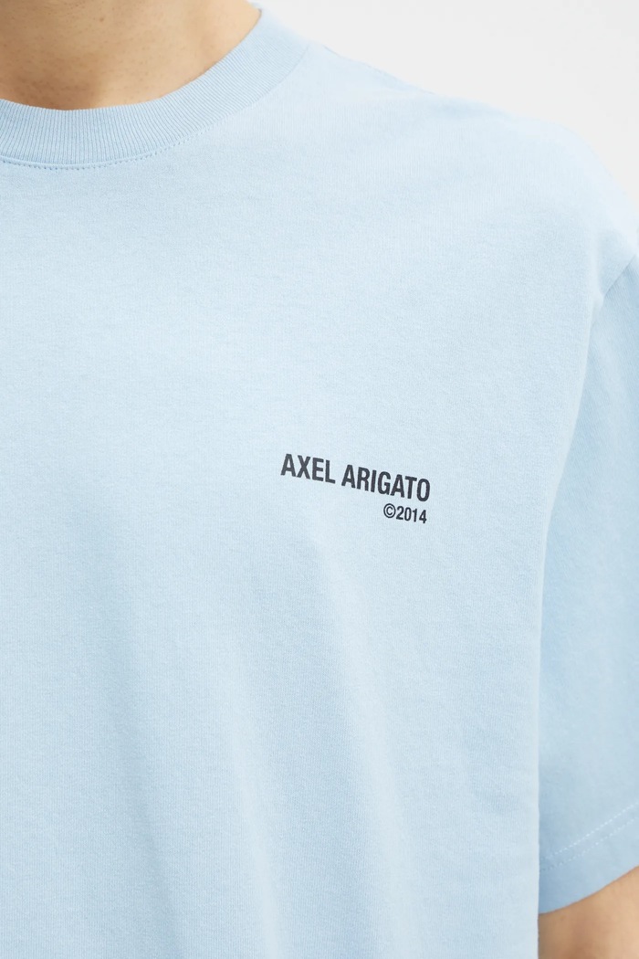 Axel Arigato t-shirt bawełniany Legacy T-Shirt niebieski A2215014