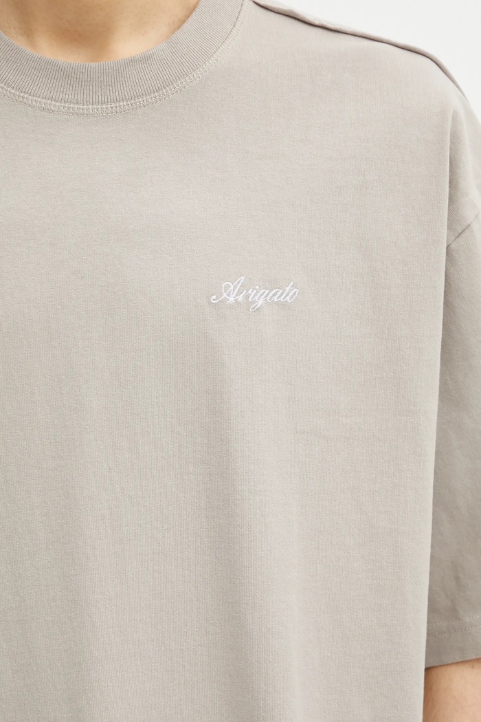 AXEL ARIGATO t-shirt bawełniany Honor T-Shirt beżowy A1460010