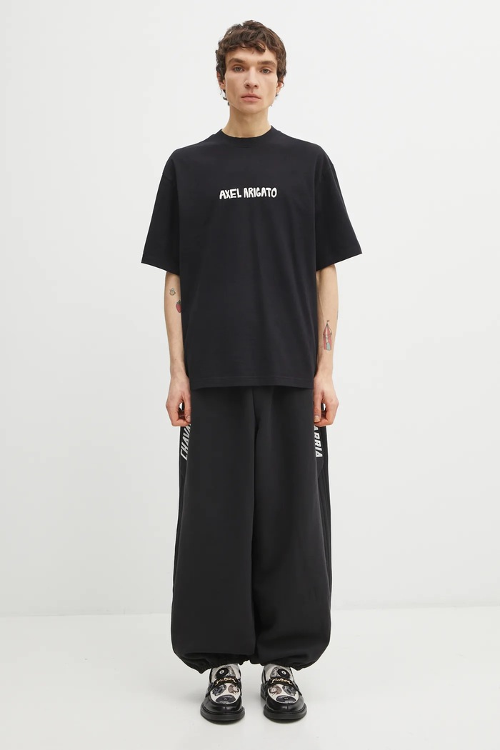 Βαμβακερό μπλουζάκι Axel Arigato Bale T-Shirt A3845001 μαύρο