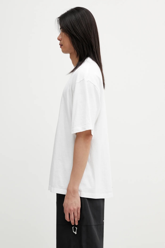 Хлопковая футболка Axel Arigato Flow T-Shirt A3933001 белый SS26