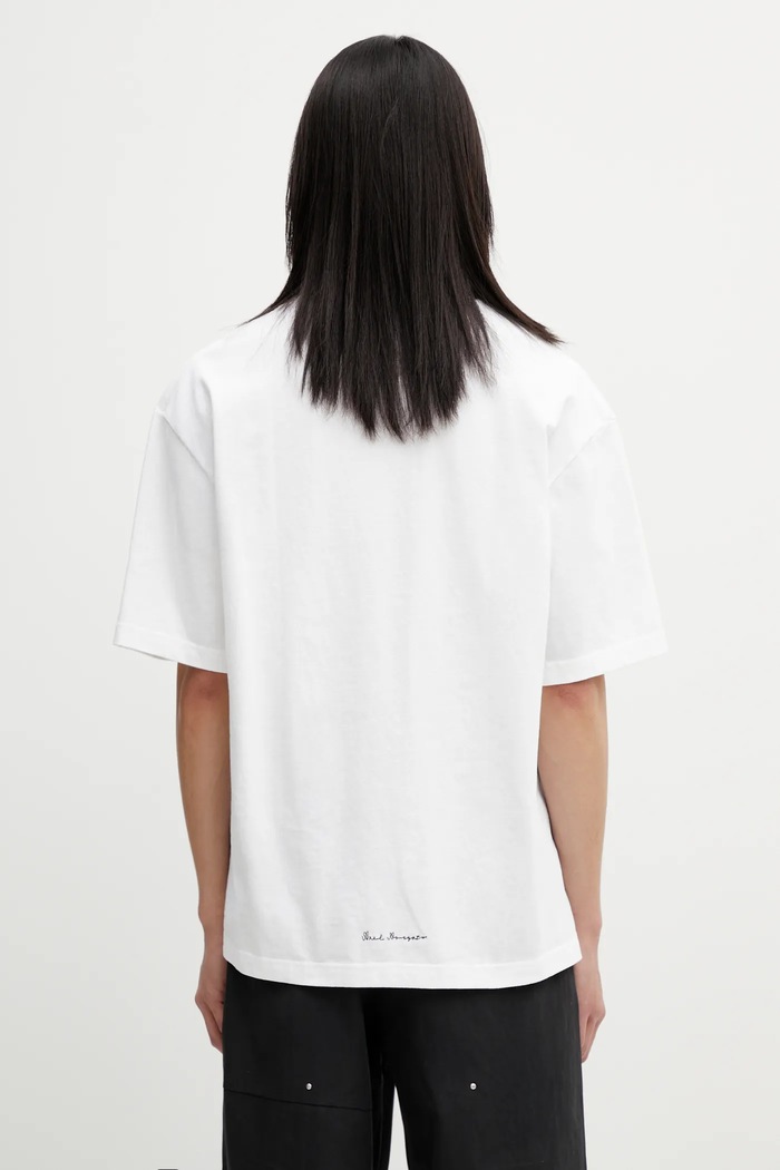 Одежда Хлопковая футболка Axel Arigato Flow T-Shirt A3933001 белый