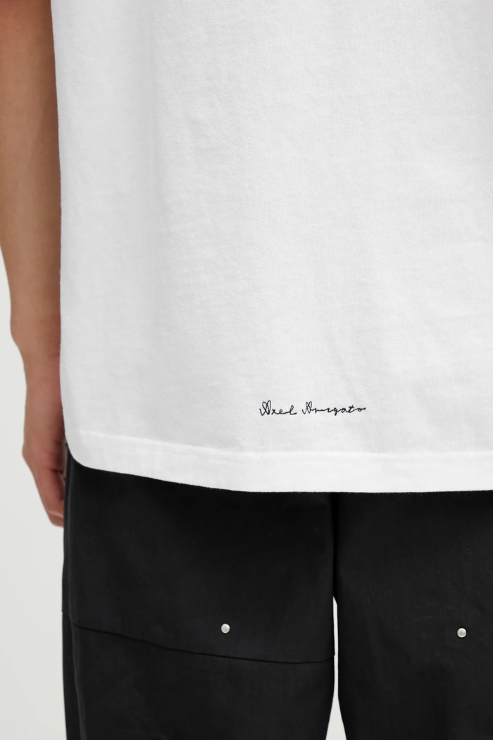Хлопковая футболка Axel Arigato Flow T-Shirt A3933001 белый