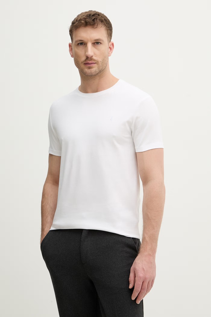 Trussardi tricou uni alb G0228000123N