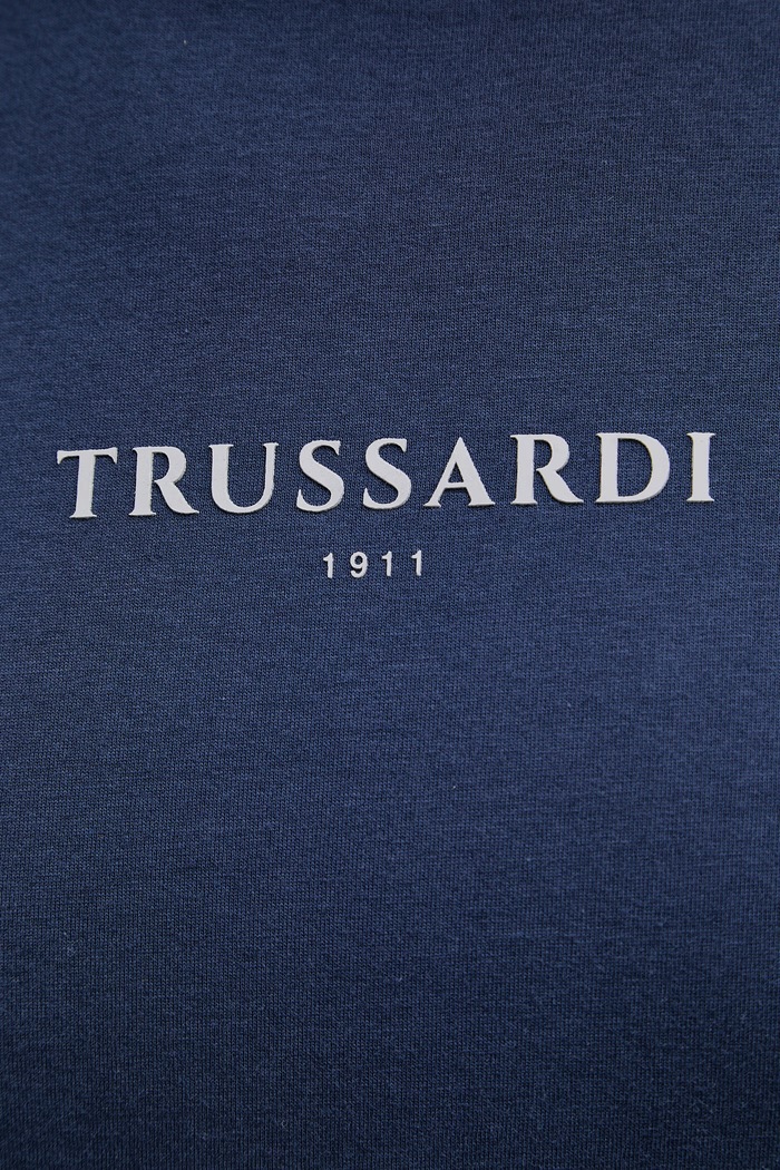 Trussardi t-shirt bawełniany G0308000134N granatowy