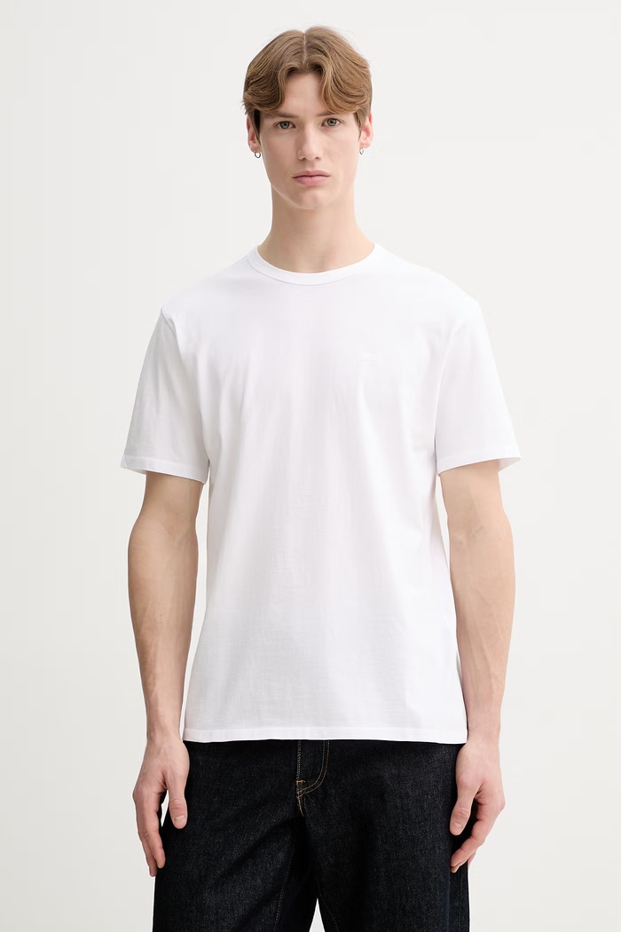 Levi's tričko pánske bavlnené LEVIS ORIGINAL TEE jednofarebný biela 005GX