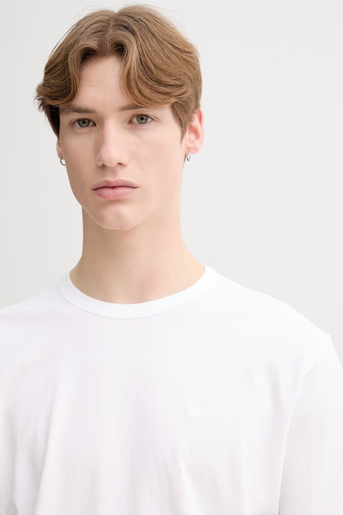 Levi's tričko pánske bavlnené LEVIS ORIGINAL TEE biela 005GX