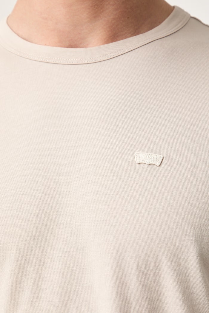 Levi's T-shirt męski bawełniany LEVIS ORIGINAL TEE 005GX beżowy