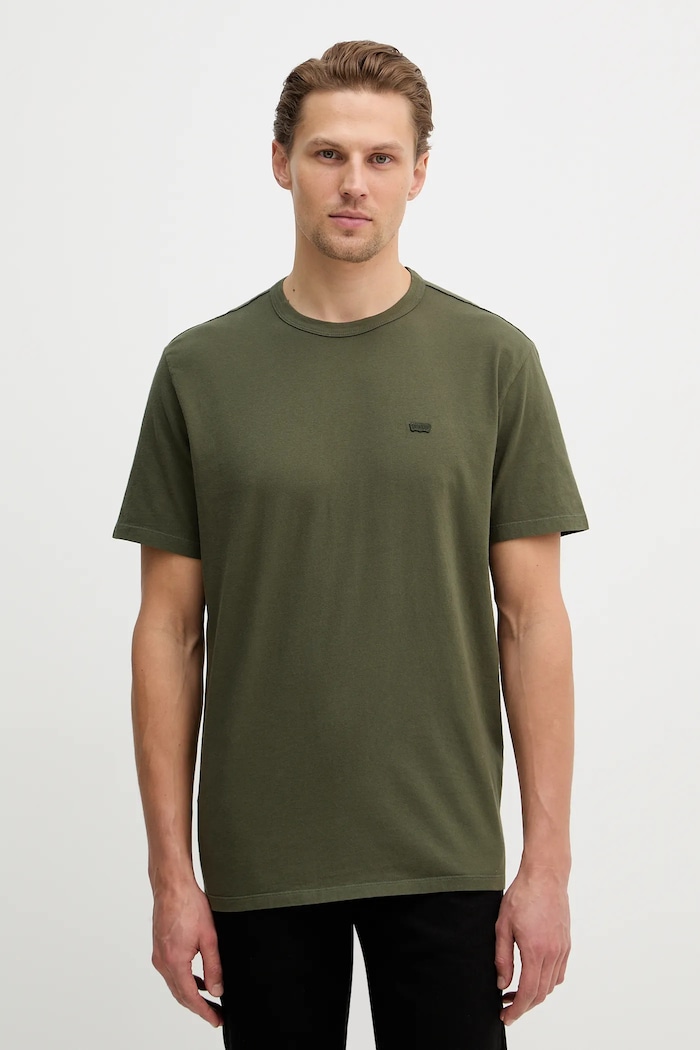 Levi's T-shirt męski bawełniany LEVIS ORIGINAL TEE bawełna zielony 005GX