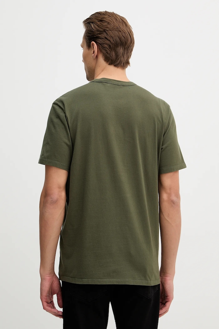 Odzież Levi's T-shirt męski bawełniany LEVIS ORIGINAL TEE 005GX zielony