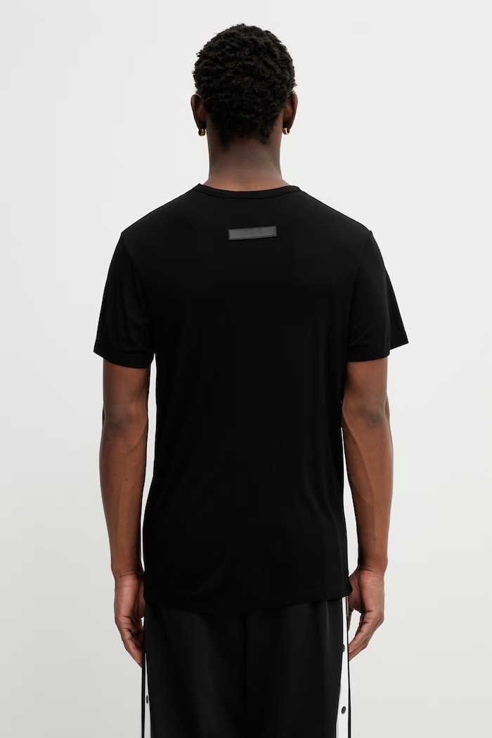 Ρούχα Μπλουζάκι Heliot Emil SS26PRE.M.09.158.BLK01 μαύρο