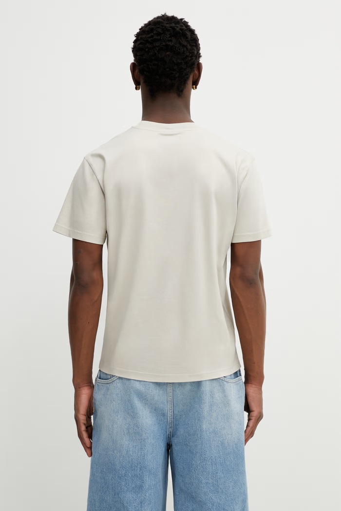 Odzież Heliot Emil t-shirt bawełniany SS26PRE.M.09.159.LST18 beżowy