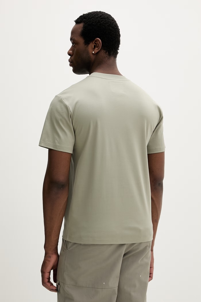 Odzież Heliot Emil t-shirt bawełniany SS26PRE.M.09.139.LDG23 zielony