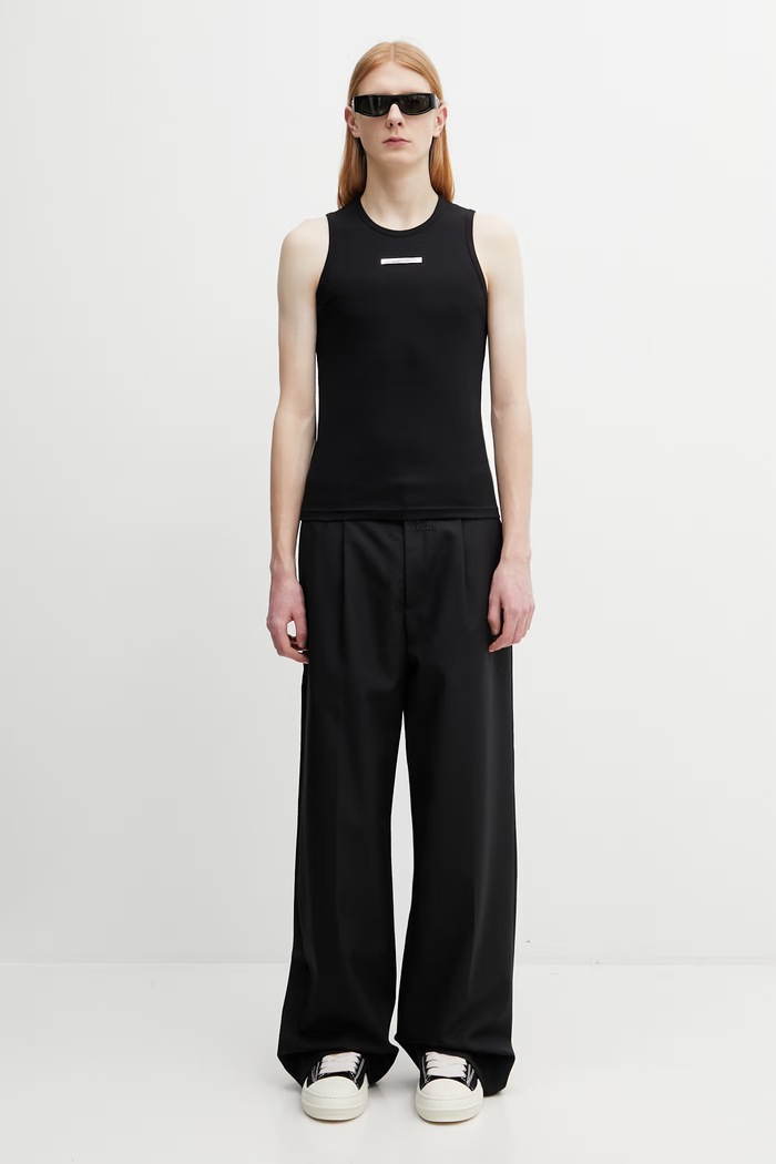 HELIOT EMIL top pentru bărbați, din bumbac cu elastan SS26.M.09.173.BLK01 negru
