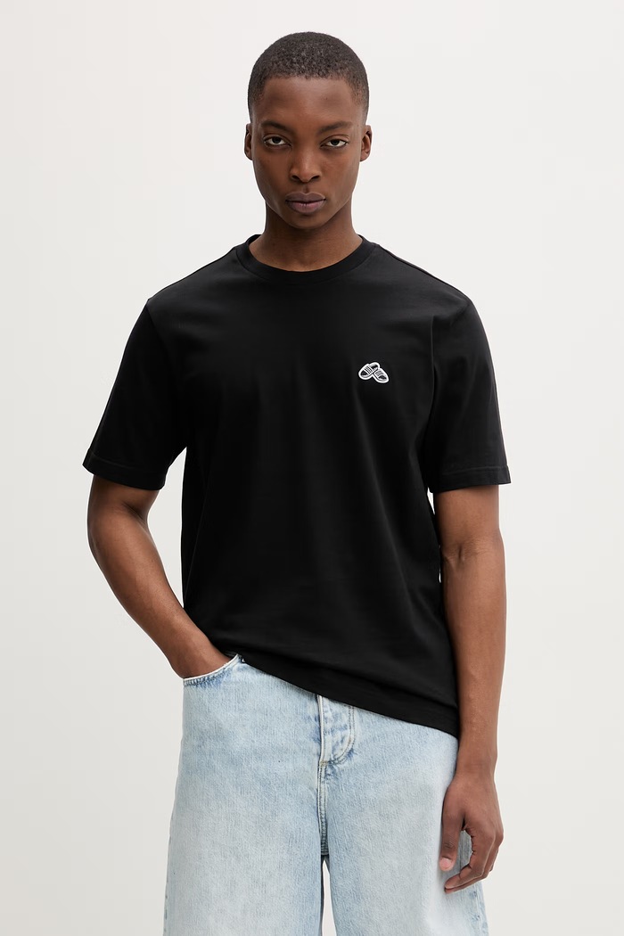 Oblačila Adidas Kratka majica moška bombažna JZ4998 črna
