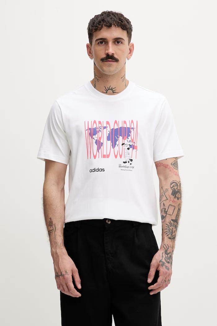 adidas Originals тениска мъжка от памук бял KE2745