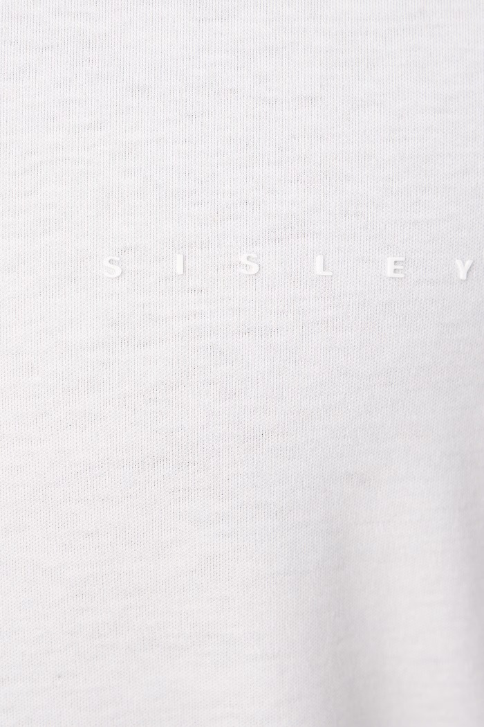 T-shirt ανδρικό βαμβακερό Sisley μπεζ 3H6TS104S