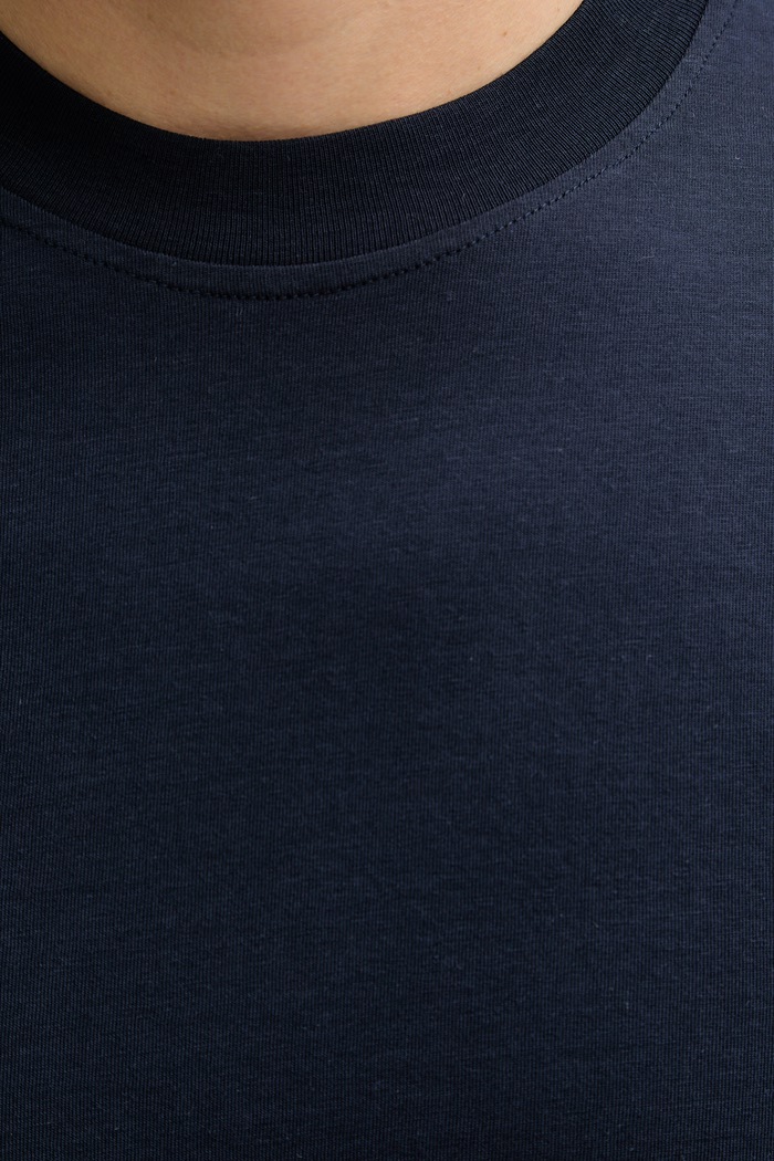 Sisley t-shirt in cotone 3XDTS104R blu navy