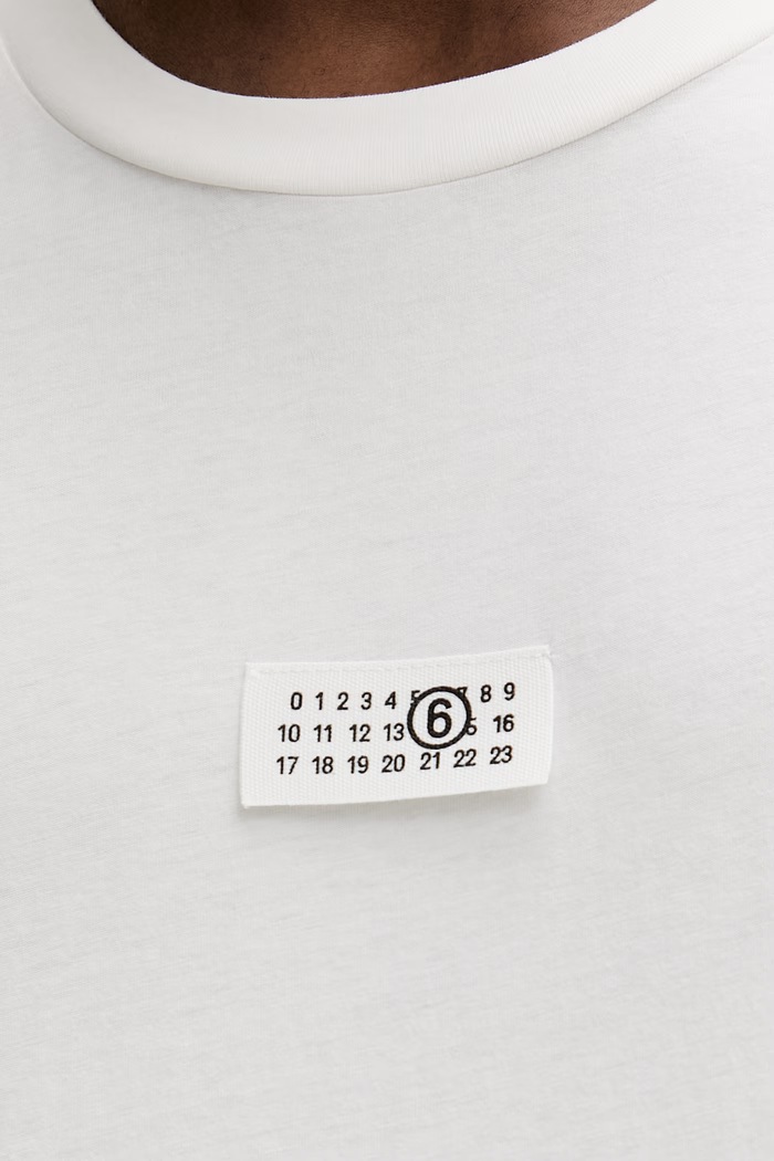 MM6 Maison Margiela t-shirt bawełniany SH0GC0032.M20170 biały