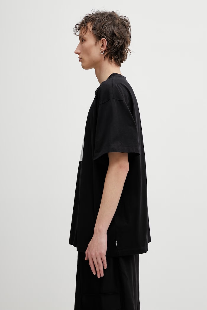 MM6 Maison Margiela t-shirt bawełniany SH0GC0068.M20050 czarny SS26