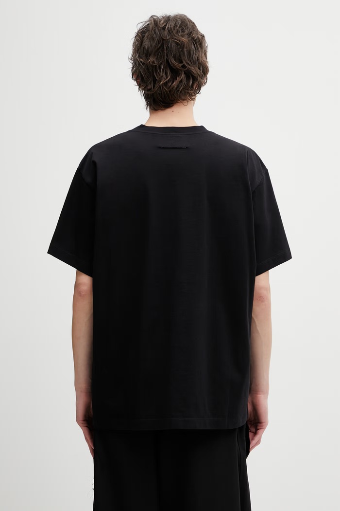 Abbigliamento MM6 Maison Margiela t-shirt in cotone da uomo SH0GC0070.M20170 nero