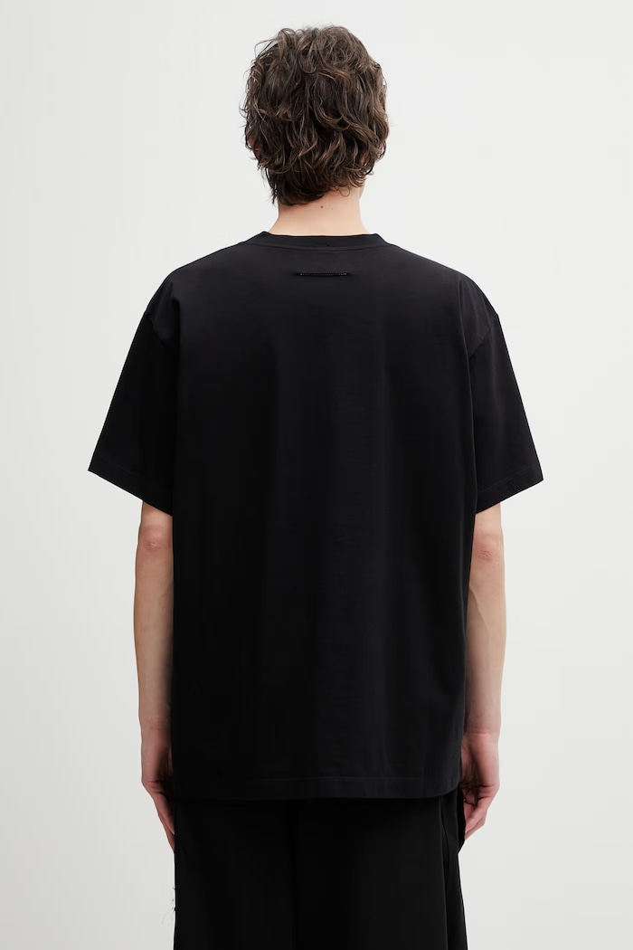 Abbigliamento MM6 Maison Margiela t-shirt in cotone da uomo SH0GC0070.M20170 nero
