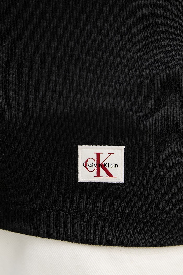 Calvin Klein Jeans top pánsky s bavlnou LV04RF272G čierna