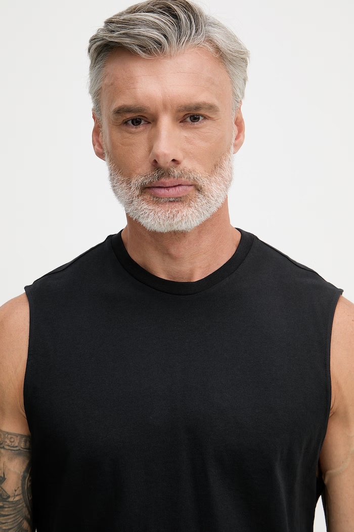 Calvin Klein Jeans top pánsky bavlnený čierna LV04RF273G