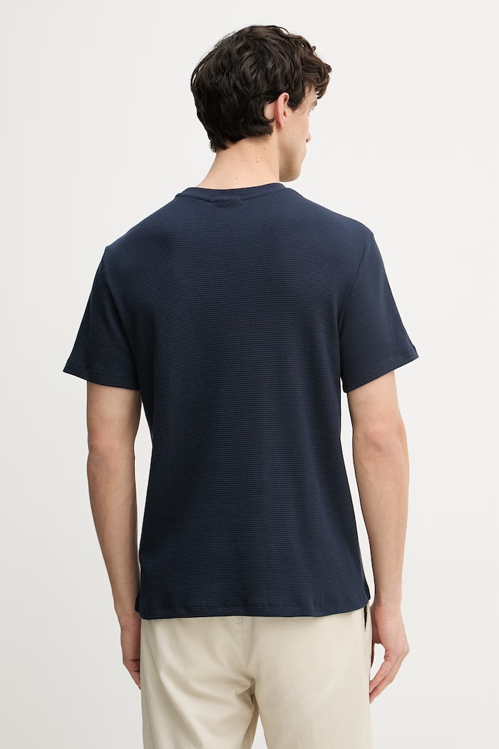 Îmbrăcăminte Calvin Klein Jeans tricou pentru bărbați, cu bumbac LV04RD008G bleumarin