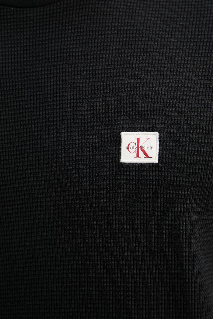 Calvin Klein Jeans tricou pentru bărbați, cu bumbac negru LV04RD008G