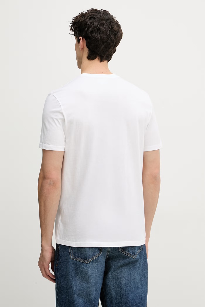 Îmbrăcăminte Calvin Klein Jeans tricou pentru bărbați bumbac LV04RF278G alb